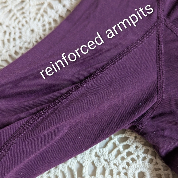 🔥$10 Bundled🔥Paradox Merino Blend Quarter-zip Winter Base Layer Size M Purple - Picture 6 of 11
